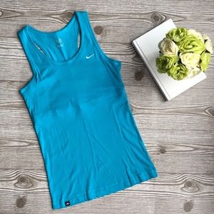 Nike Blue Racerback Tank Top